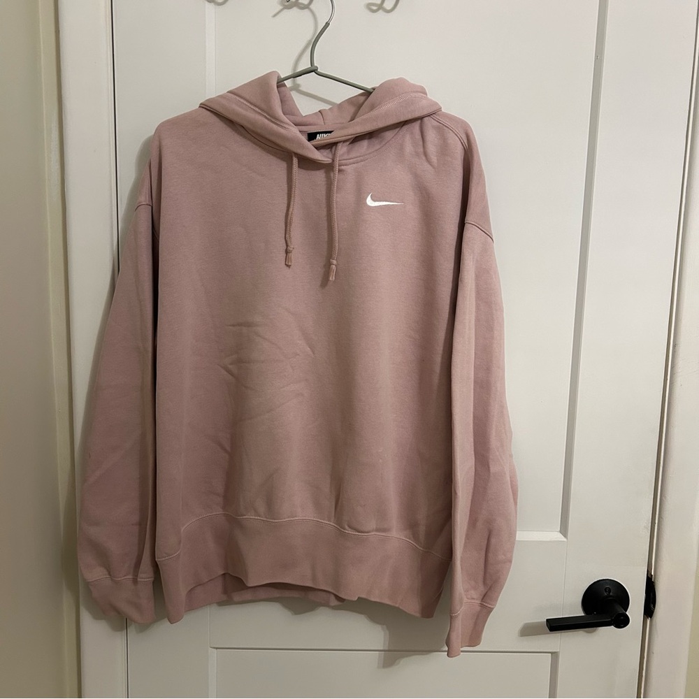 Nike women Light Pink Pullover Hoodie